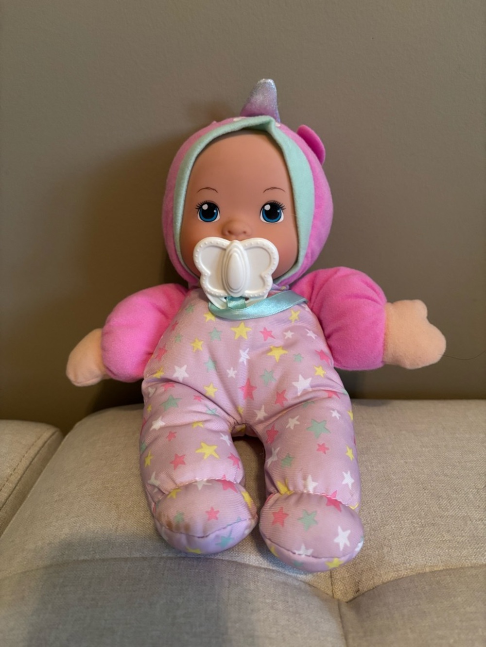 Baby’s first Plush doll with Pacifier